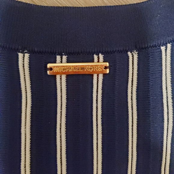 Michael Kors Navy & White Stripe Top - Picture 4 of 7
